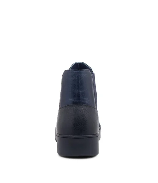 Cheap Letha Navy Speckle Multi Chelsea Boots Women Ankle Boots