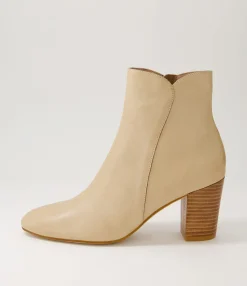 Fashion Lyatt Camel Leather Ankle Boots Women Ankle Boots