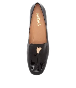 Clearance Marcell Black Patent Leather Loafers Women Loafers