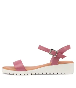 Clearance Maryanne Pretty Pink Leather Sandals Ws Women Sandals