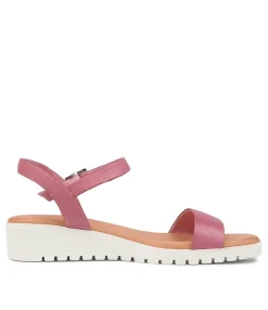 Clearance Maryanne Pretty Pink Leather Sandals Ws Women Sandals