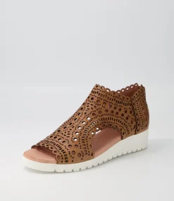 Sale Melodic Dark Tan Leather Sandals Ws Women Sandals