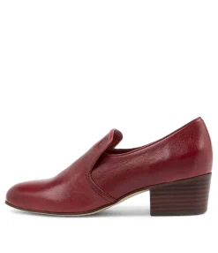 Fashion Mikkal Shiraz Leather Heels Women Heels