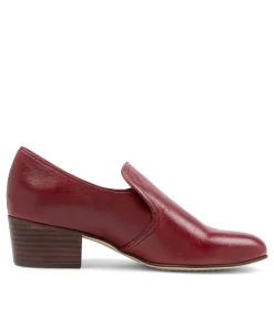 Fashion Mikkal Shiraz Leather Heels Women Heels
