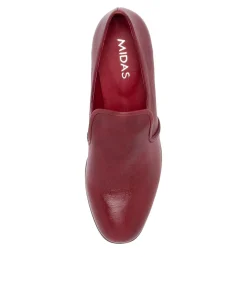 Fashion Mikkal Shiraz Leather Heels Women Heels