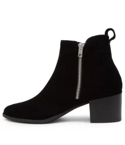 Store Myshka Black Suede Ankle Boots Bh Women Ankle Boots
