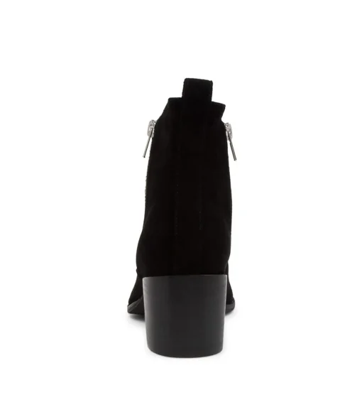 Store Myshka Black Suede Ankle Boots Bh Women Ankle Boots