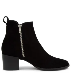Store Myshka Black Suede Ankle Boots Bh Women Ankle Boots