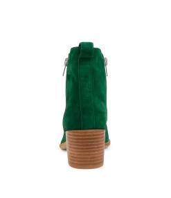 Store Myshka Dark Emerald Suede Ankle Boots Women Ankle Boots