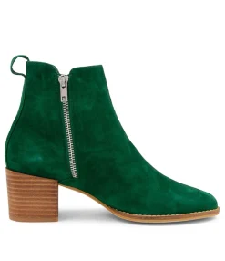 Store Myshka Dark Emerald Suede Ankle Boots Women Ankle Boots