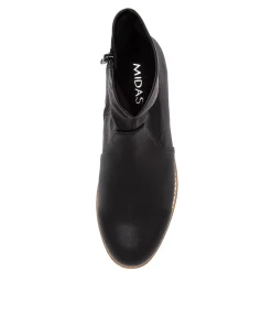 Shop Oamar Black Stretch Ankle Boots Bs Women Ankle Boots