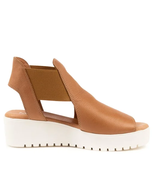 Online Odin Dk Tan Leather Women Sandals