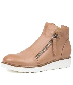 Outlet Olise Cafe Leather Women Ankle Boots