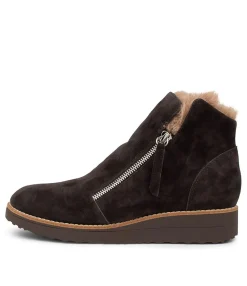 Online Opelle Cocoa Taupe Suede Ankle Boots Women Ankle Boots