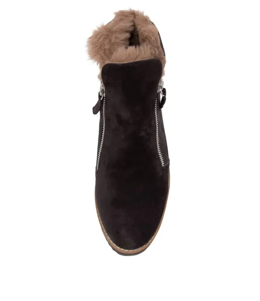 Online Opelle Cocoa Taupe Suede Ankle Boots Women Ankle Boots