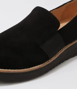 Cheap Orad Black Suede Loafers Women Loafers