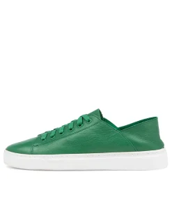 Cheap Oskhar Emerald Leather Sneakers Women Sneakers
