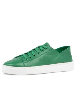 Cheap Oskhar Emerald Leather Sneakers Women Sneakers