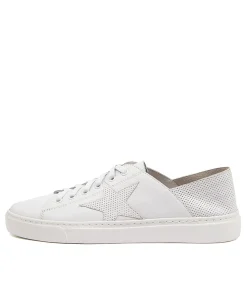 Cheap Osohi White Leather Women Sneakers