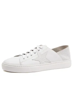 Cheap Osohi White Leather Women Sneakers