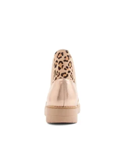 Best Sale Ozeke Cafe Leopard Multi Ankle Boots Women Ankle Boots