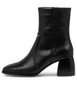 Best Sale Pixi Black Leather Ankle Boots Bh Women Ankle Boots