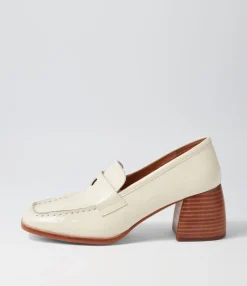 Fashion Preemar Vanilla Patent Leather Heels Women Loafers