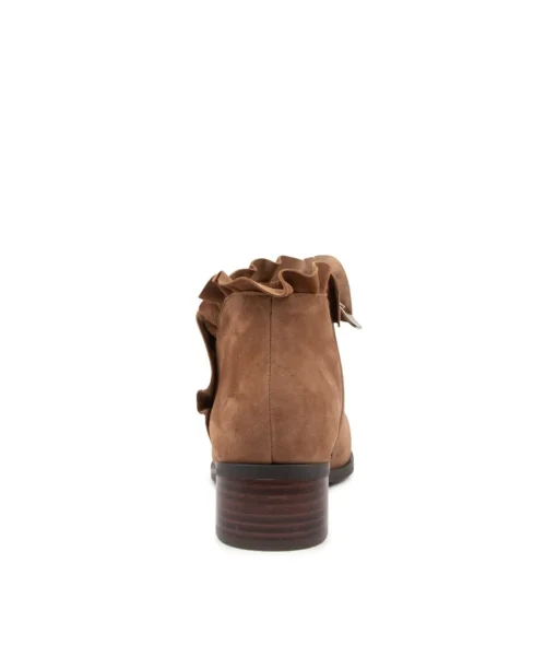 Best Pretti Lt Choc Suede Women Ankle Boots