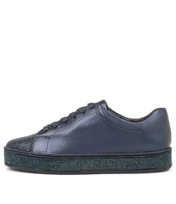 Clearance Purest Navy Metallic Women Sneakers