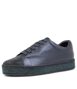 Clearance Purest Navy Metallic Women Sneakers