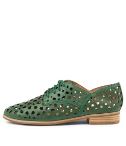 Shop Quicked Emerald Leather Women Flats