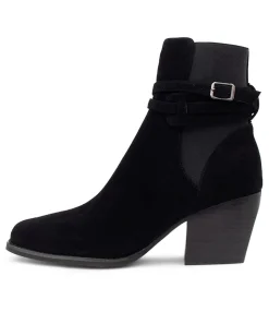 New Reeba Black Suede Ankle Boots Bh Women Ankle Boots