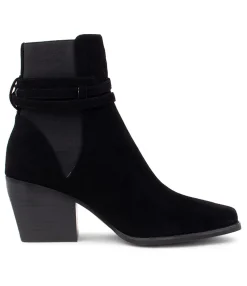 New Reeba Black Suede Ankle Boots Bh Women Ankle Boots