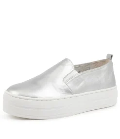 Sale Sabel Silver Metallic Women Sneakers