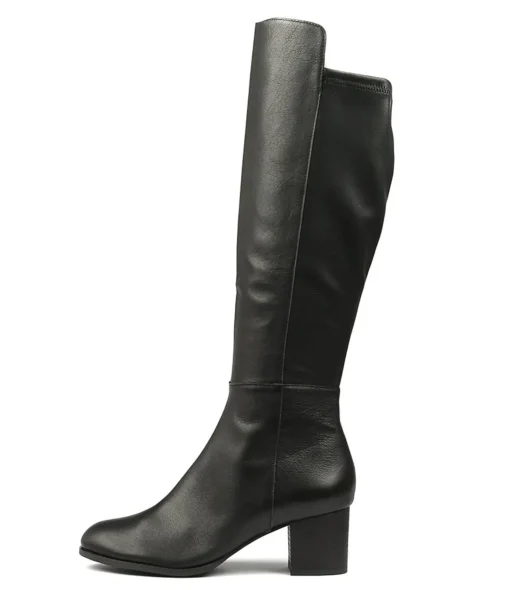 Cheap Settin Bk Stretch Leather Women Boots