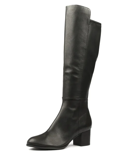 Cheap Settin Bk Stretch Leather Women Boots