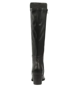 Cheap Settin Bk Stretch Leather Women Boots