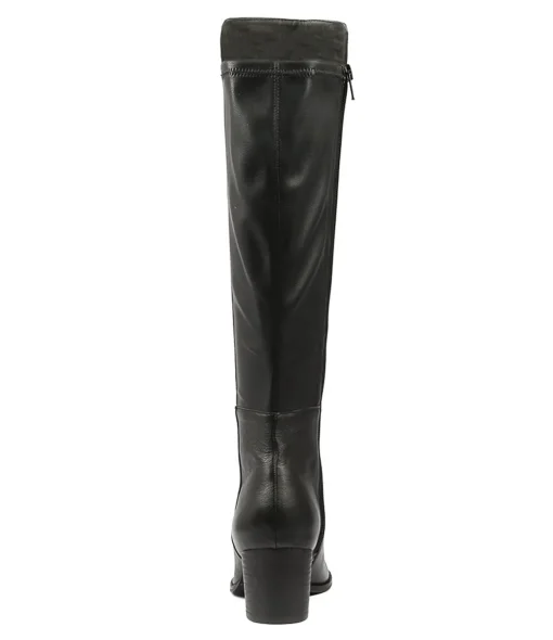 Cheap Settin Bk Stretch Leather Women Boots