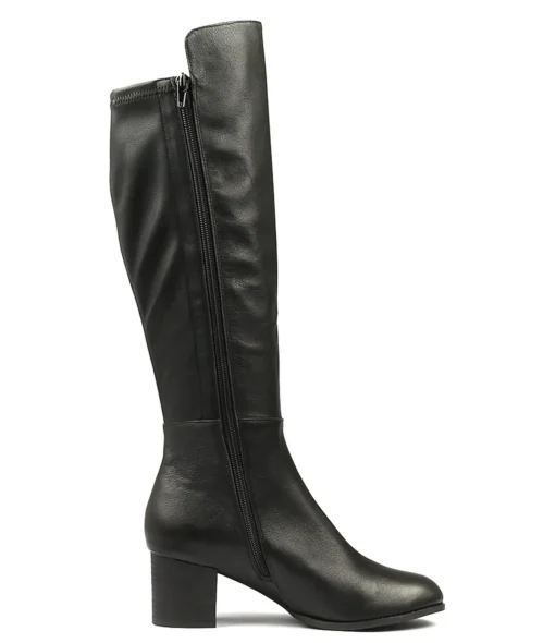 Cheap Settin Bk Stretch Leather Women Boots