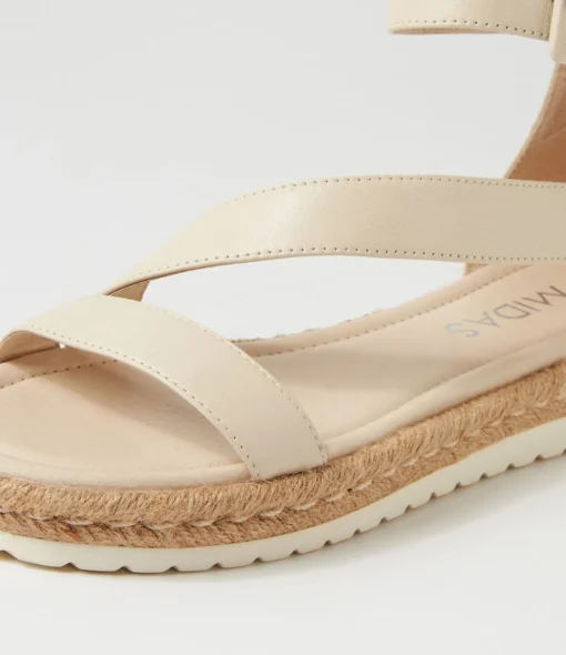 Store Sissle Milk Leather Sandals Women Sandals