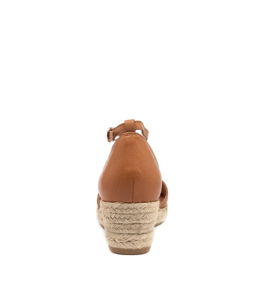 Best Skippy Dk Tan Leather Women Espadrilles