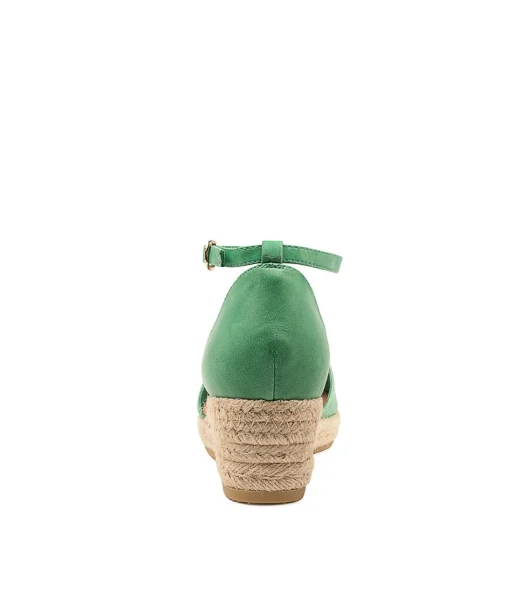 Flash Sale Skippy Spearmint Leather Women Espadrilles