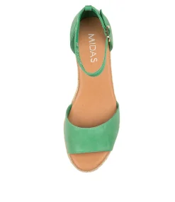 Flash Sale Skippy Spearmint Leather Women Espadrilles