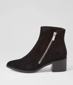 Online Spana Black Suede Ankle Boots Women Ankle Boots