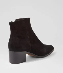 Online Spana Black Suede Ankle Boots Women Ankle Boots