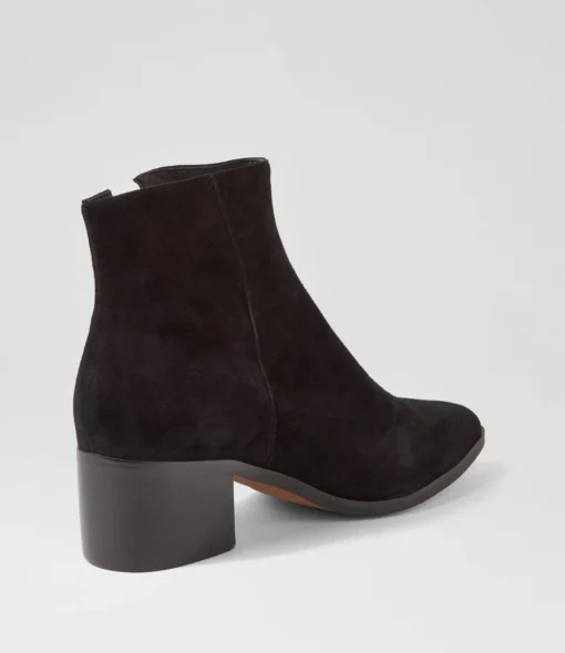 Online Spana Black Suede Ankle Boots Women Ankle Boots