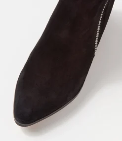 Online Spana Black Suede Ankle Boots Women Ankle Boots