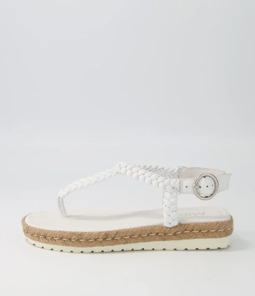 Cheap Stanford White Leather Sandals Women Sandals