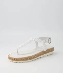 Cheap Stanford White Leather Sandals Women Sandals