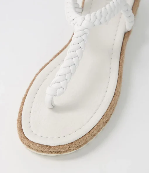 Cheap Stanford White Leather Sandals Women Sandals